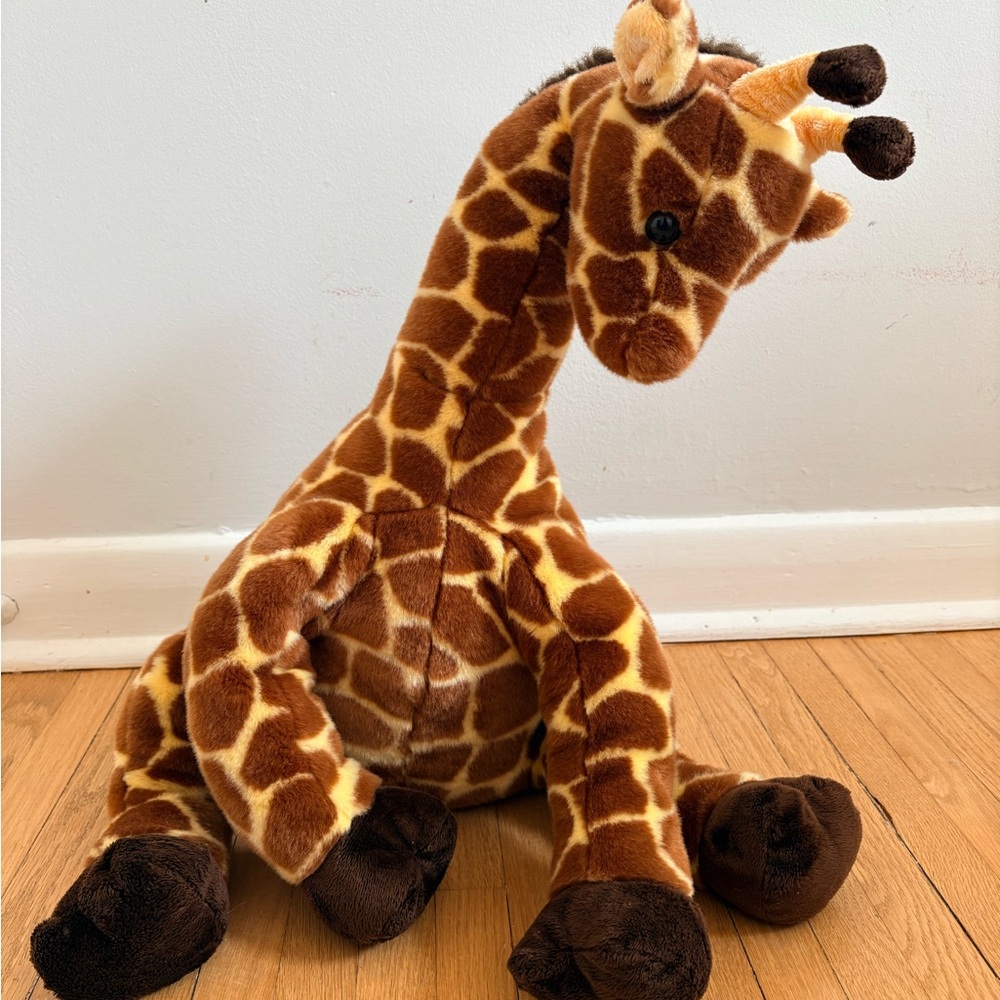 Ty Classic Beanie Buddy High Top Giraffe  - Brown and Cream